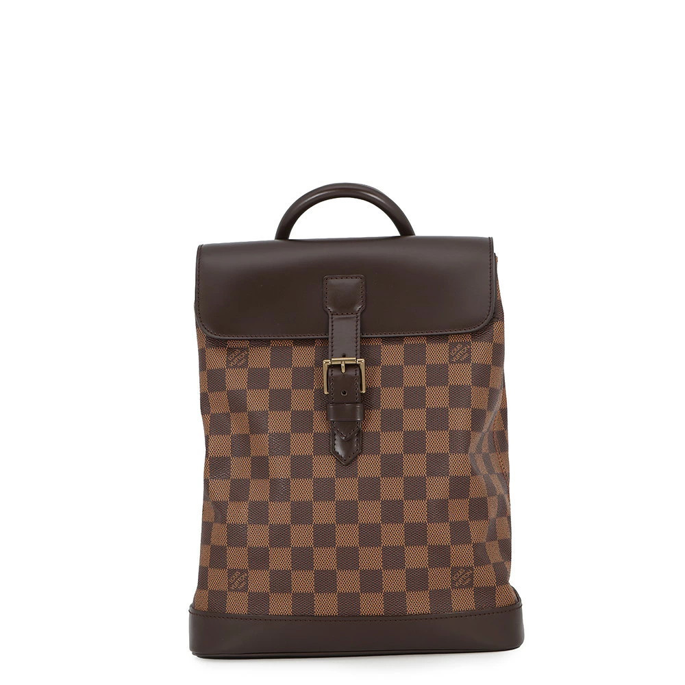 Louis Vuitton Damier Ebene Brown Soho Backpack Bag